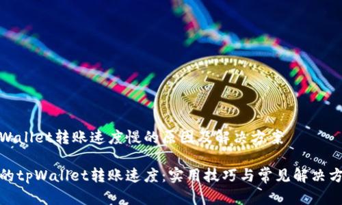 tpWallet转账速度慢的原因及解决方案

你的tpWallet转账速度：实用技巧与常见解决方案